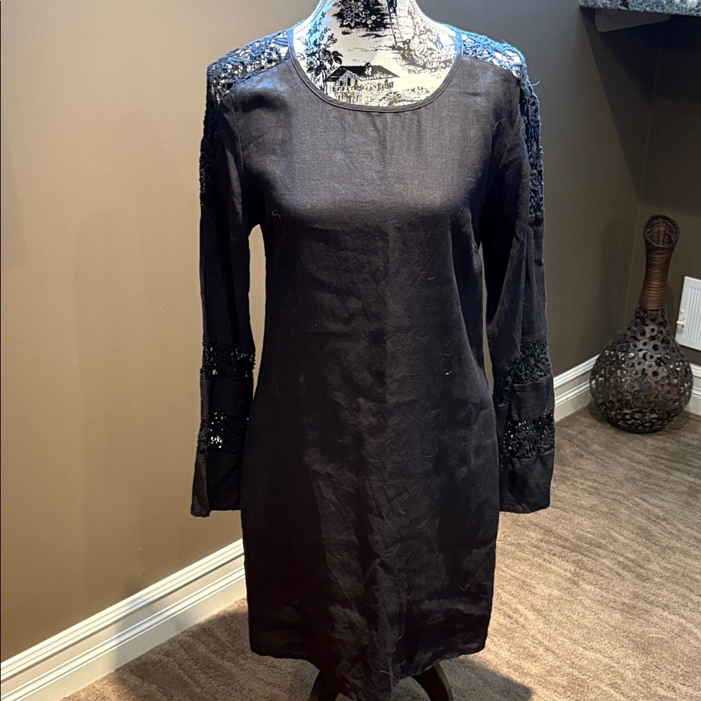 Black Shift Dress - Women